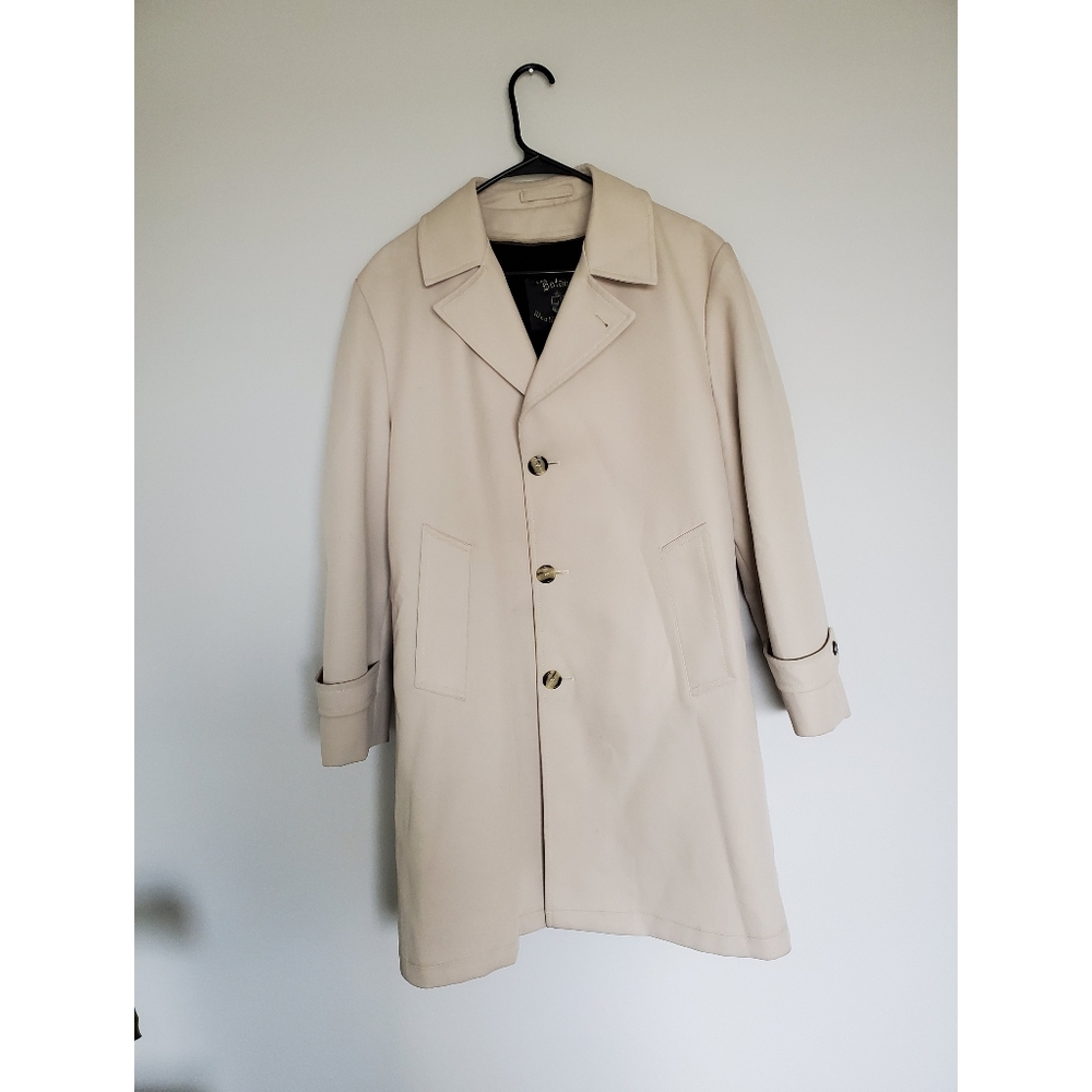 Vintage Botany Weathertopper Topcoat with Faux Fur